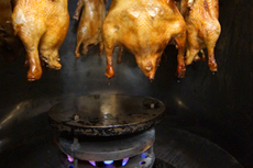 The oven is only used for Peking Duck